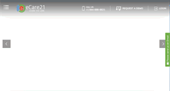 Desktop Screenshot of ecare21.com